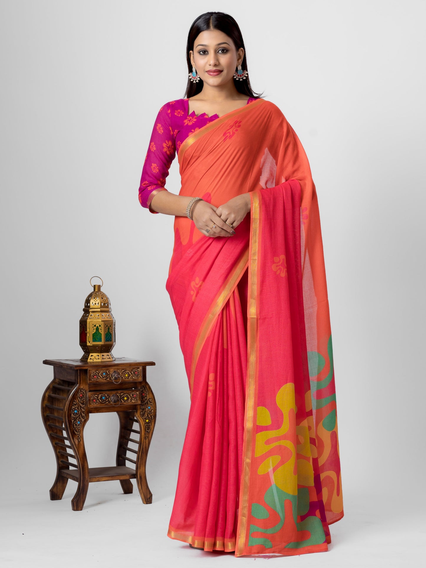 Crafted in Liva viscose mul-light Sarees