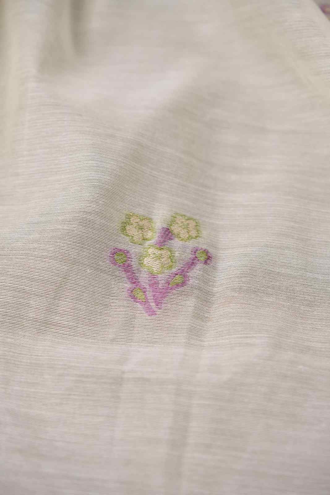 JAMDANI 3-Piece Unstitched Suit- Top, Bottom & Dupatta