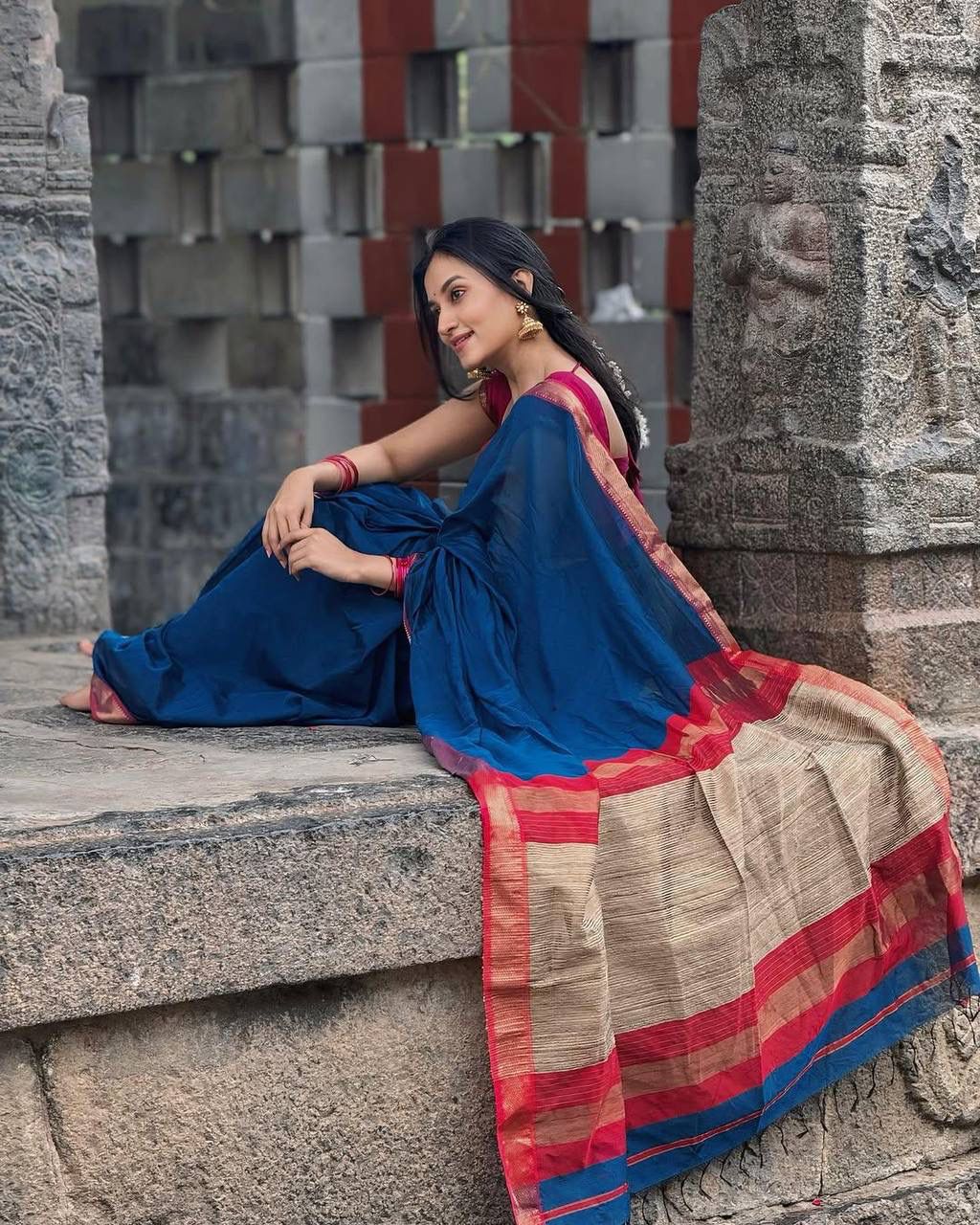 Lichi Silk Breathable Organic Banarasi Saree