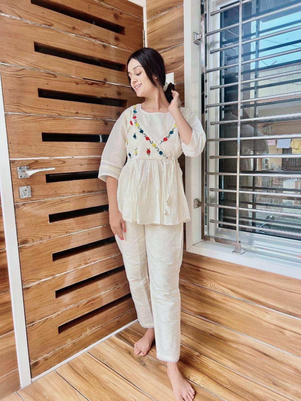 PURE COTTON FLEX ORIGINAL AARI WORK CO-ORD SET