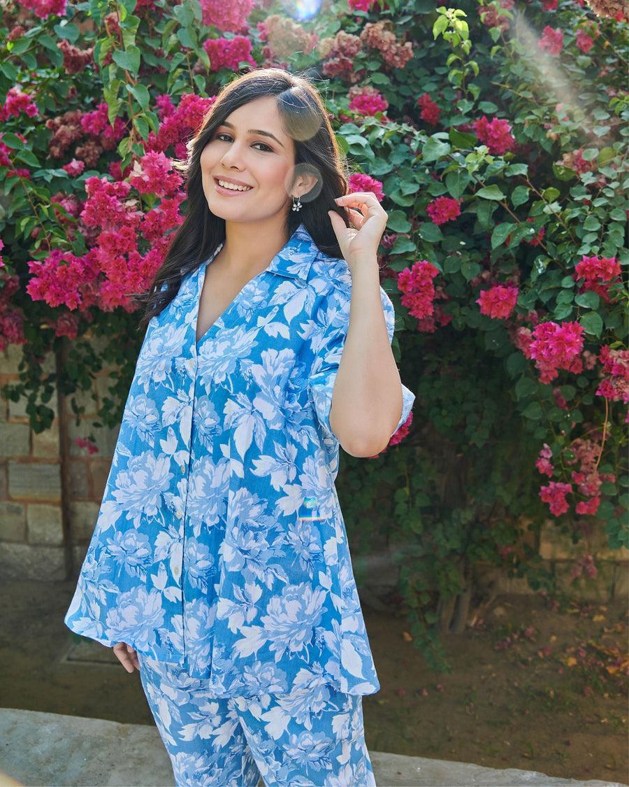 BLOOM IN STYLE WITH THIS EFFORTLESS FLORAL CO-ORD SET