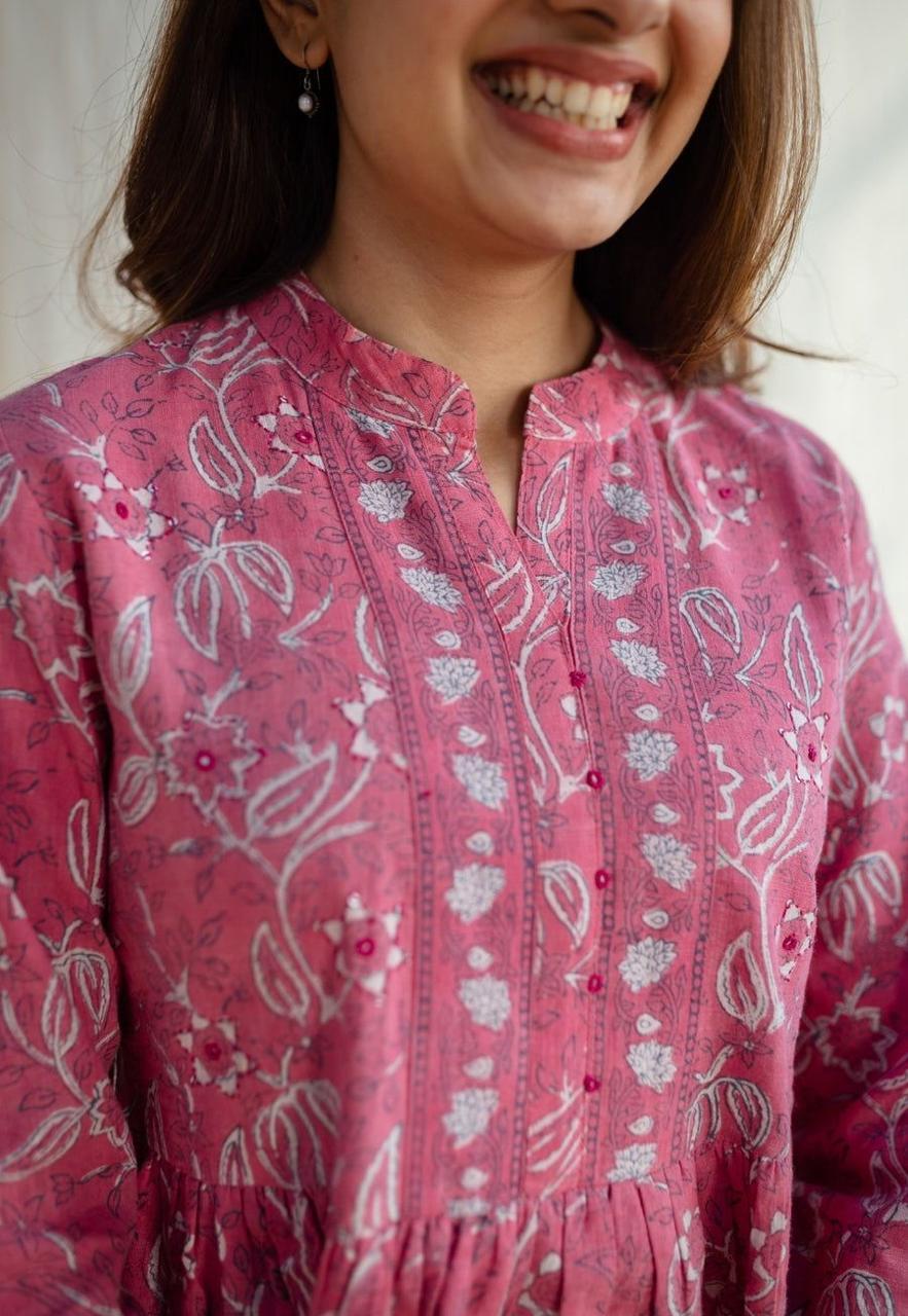 BLOOM WITH GRACE – ELEGANT FLORAL CO-ORD SET