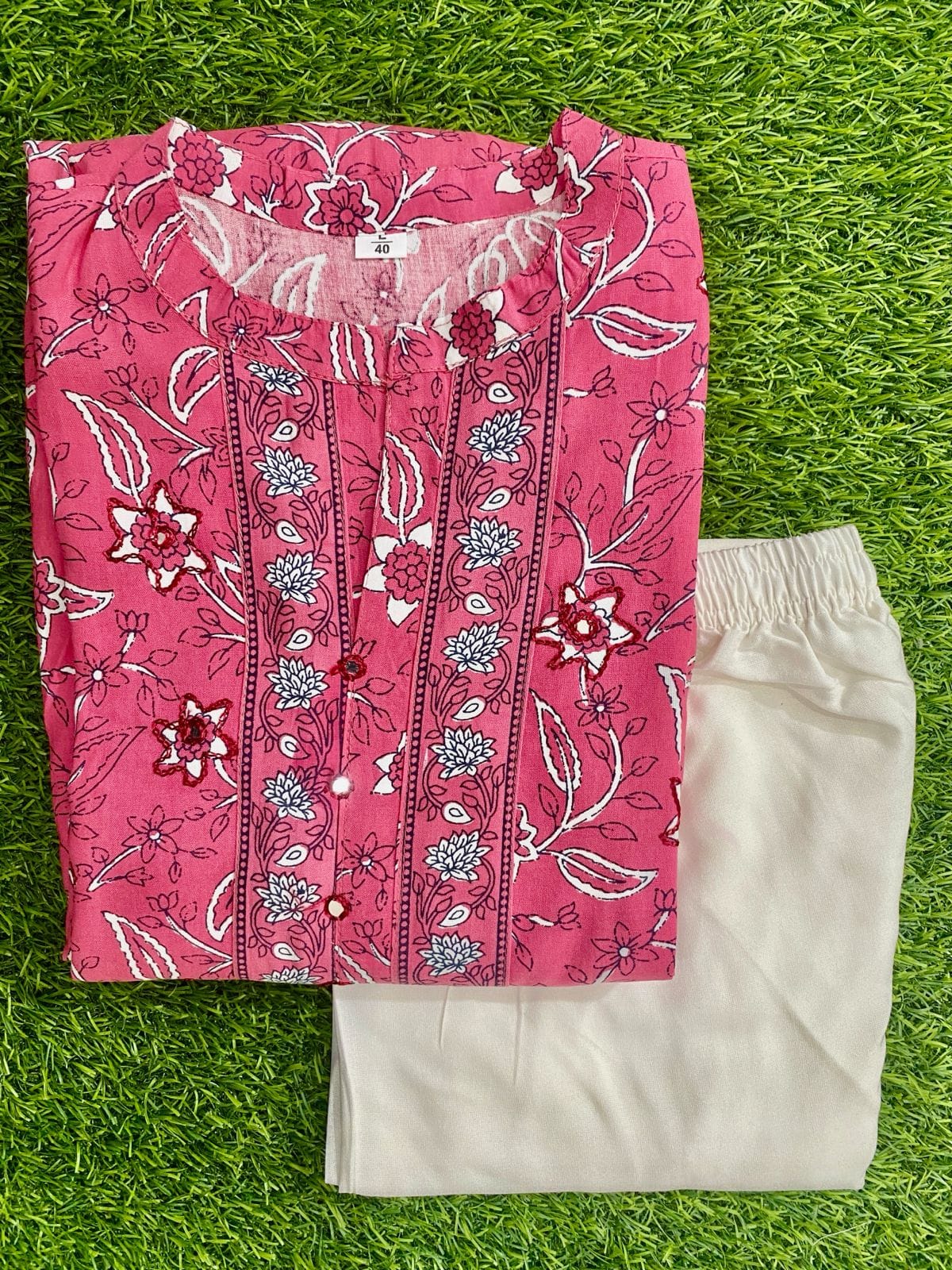 BLOOM WITH GRACE – ELEGANT FLORAL CO-ORD SET