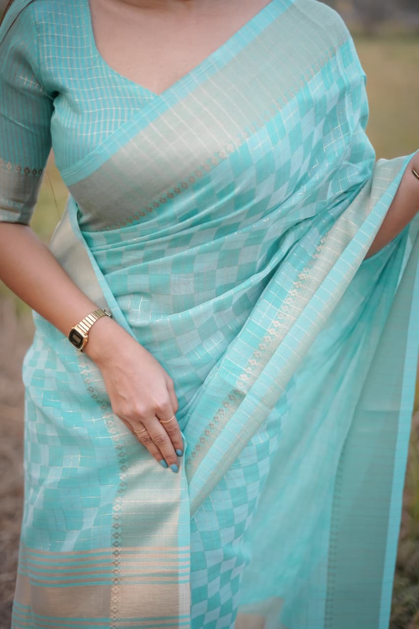 LAVENDER-PINK KALYANI SILK SAREE