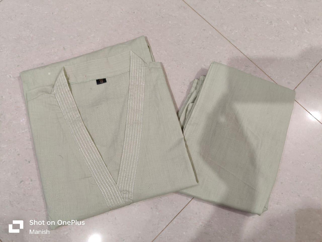 All-Day Comfort Plain Co-Ord Set in Pure Cotton