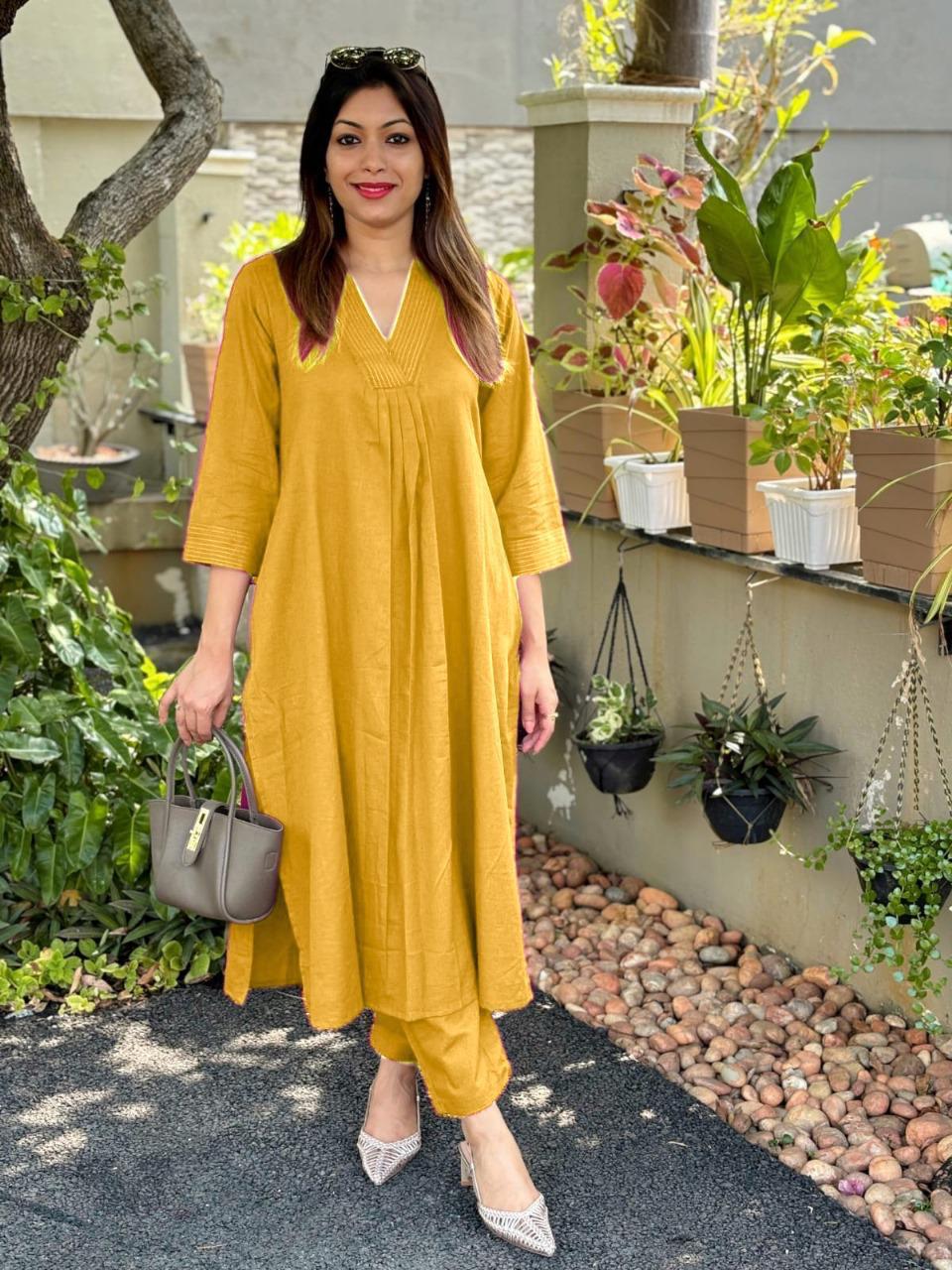 All-Day Comfort Plain Co-Ord Set in Pure Cotton