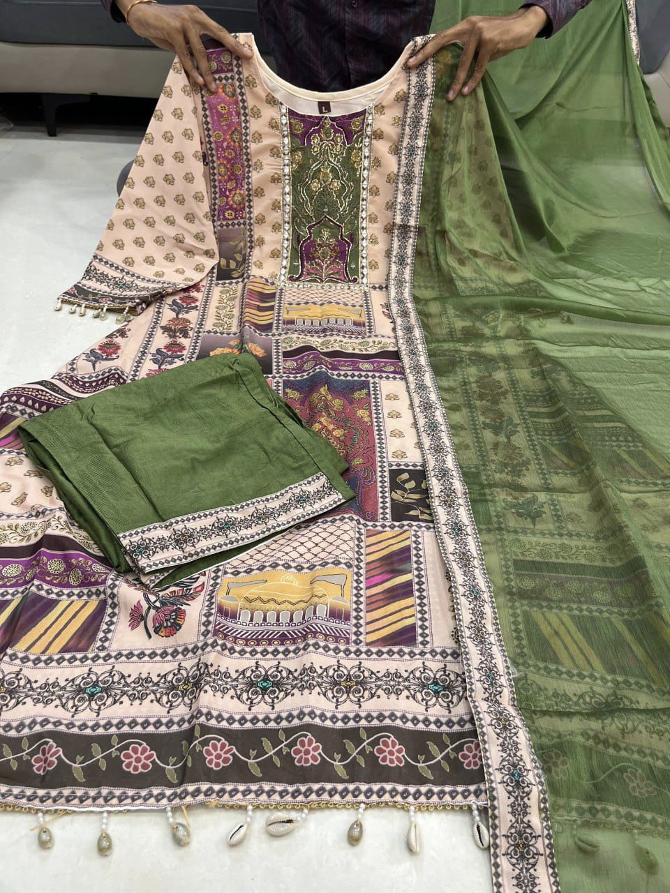 Timeless Grace in Patchwork Elegance