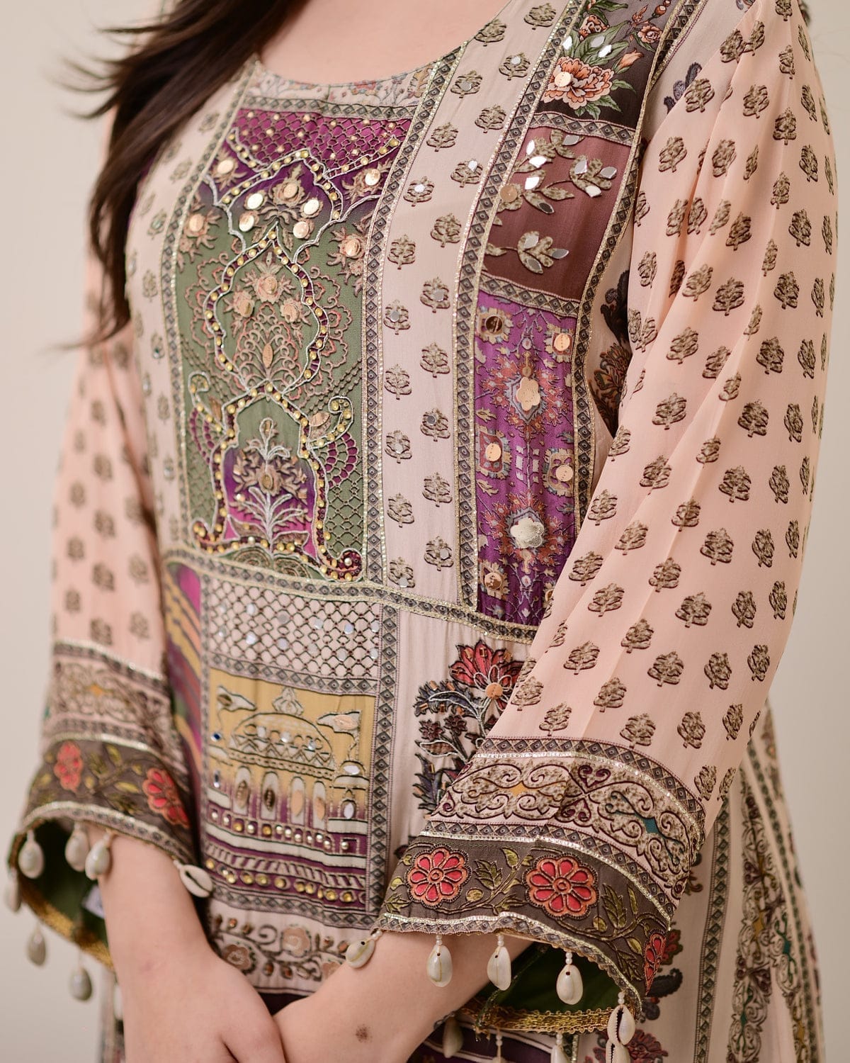 Timeless Grace in Patchwork Elegance