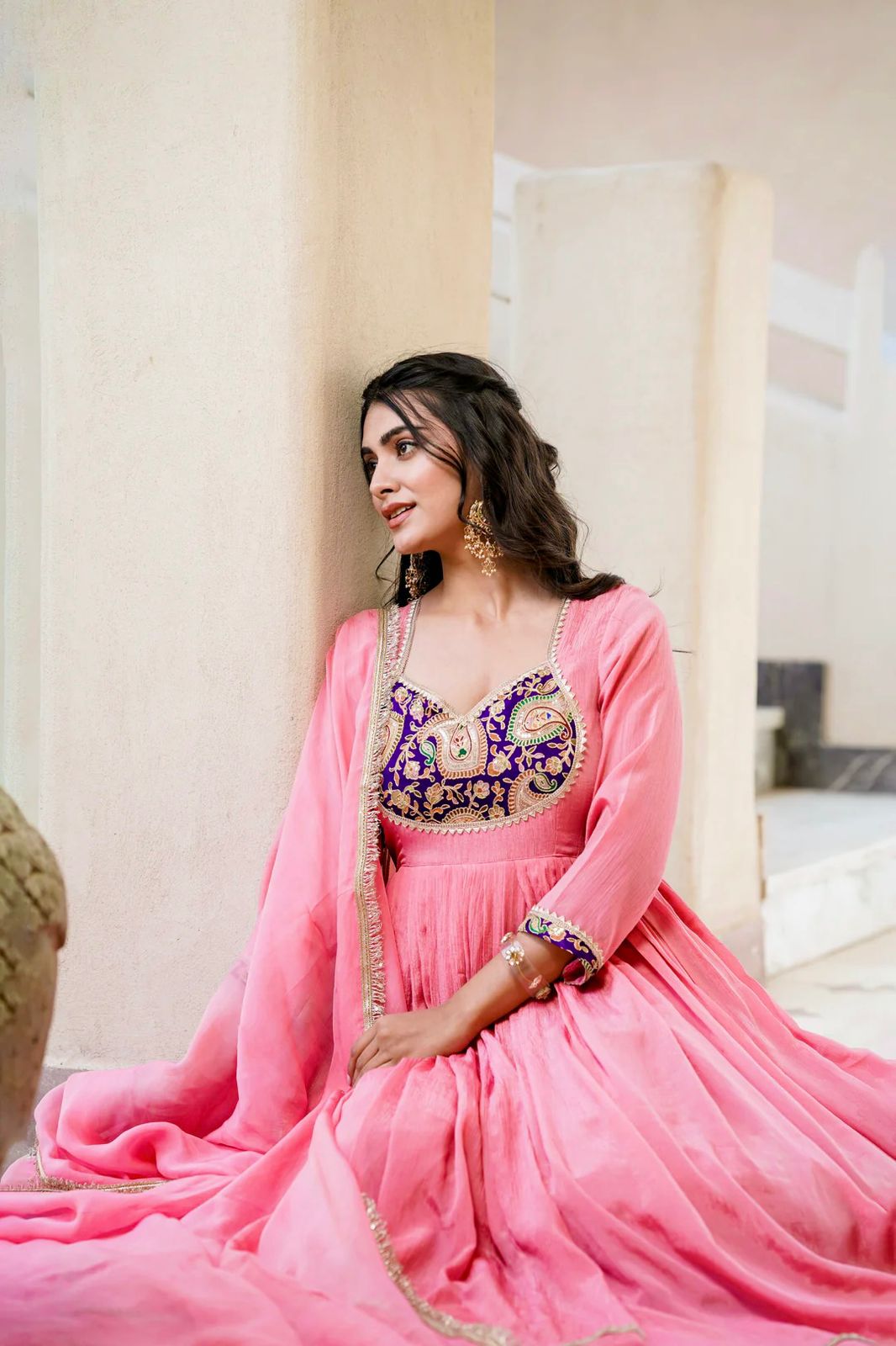 Party Wear Kurti Set - Pretty in Pink