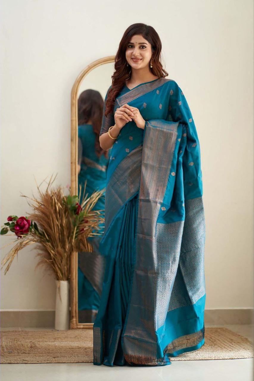 Lichi Silk Saree in Multiple Royal Shades.