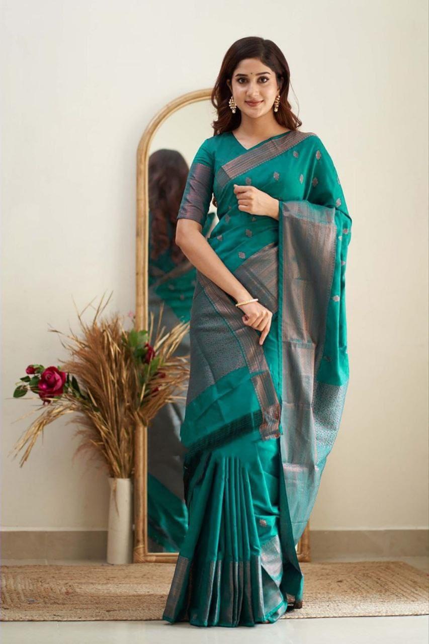 Lichi Silk Saree in Multiple Royal Shades.