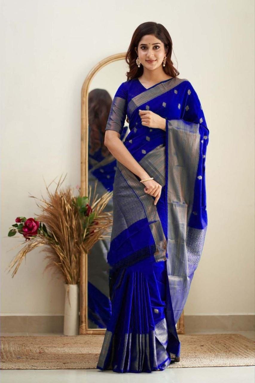 Lichi Silk Saree in Multiple Royal Shades.