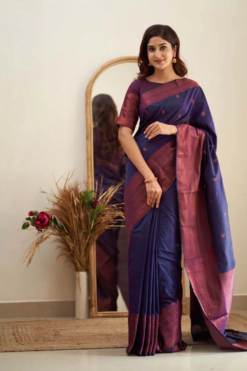 Lichi Silk Saree in Multiple Royal Shades.
