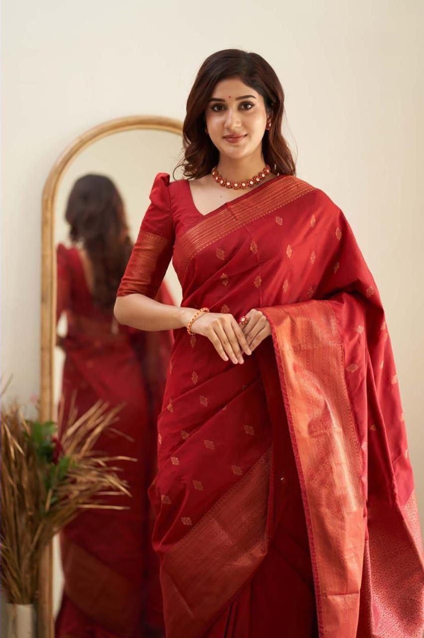 Lichi Silk Saree in Multiple Royal Shades.