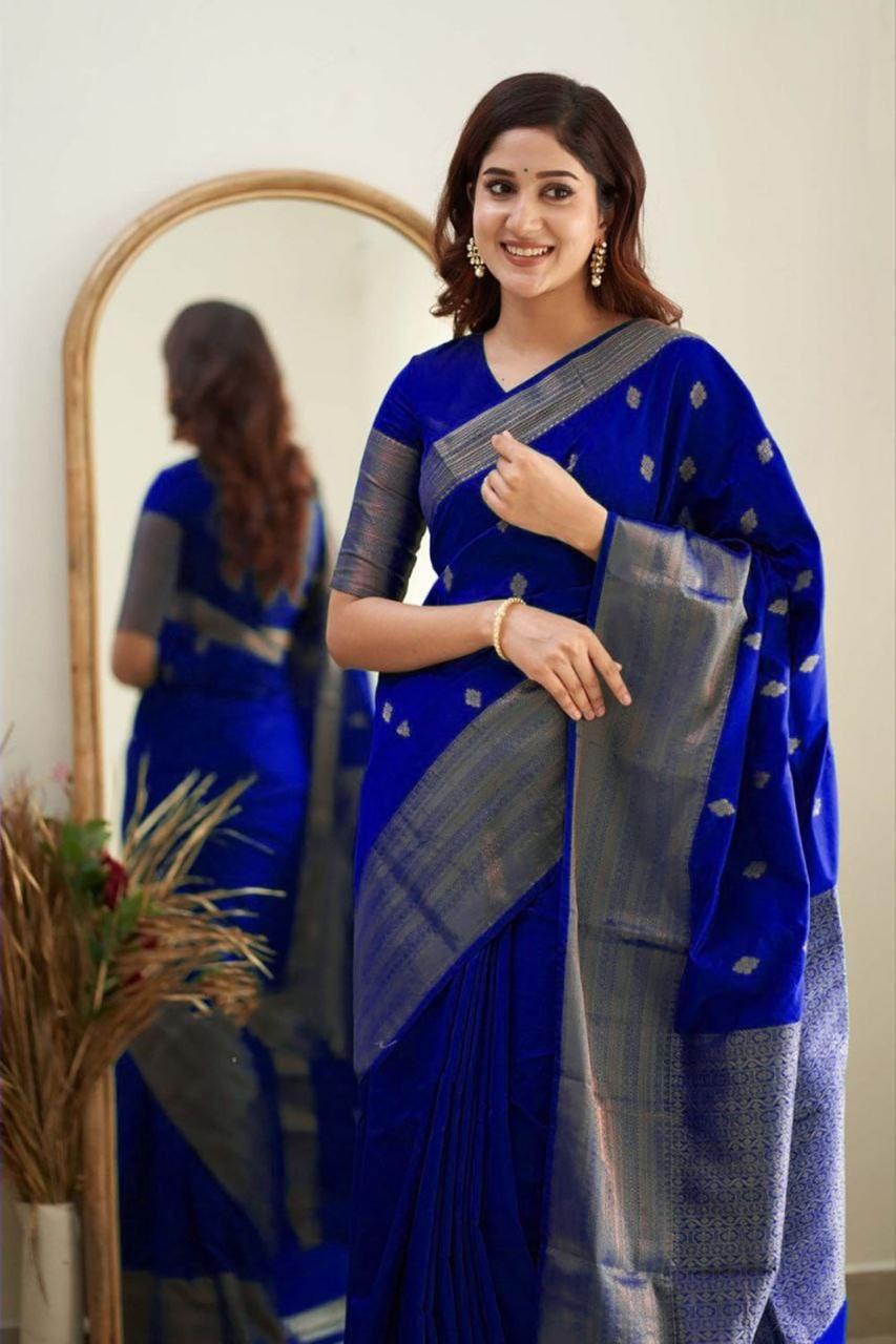 Lichi Silk Saree in Multiple Royal Shades.
