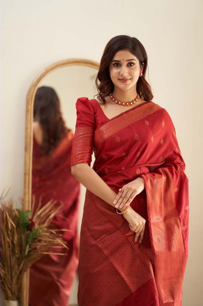 Lichi Silk Saree in Multiple Royal Shades.