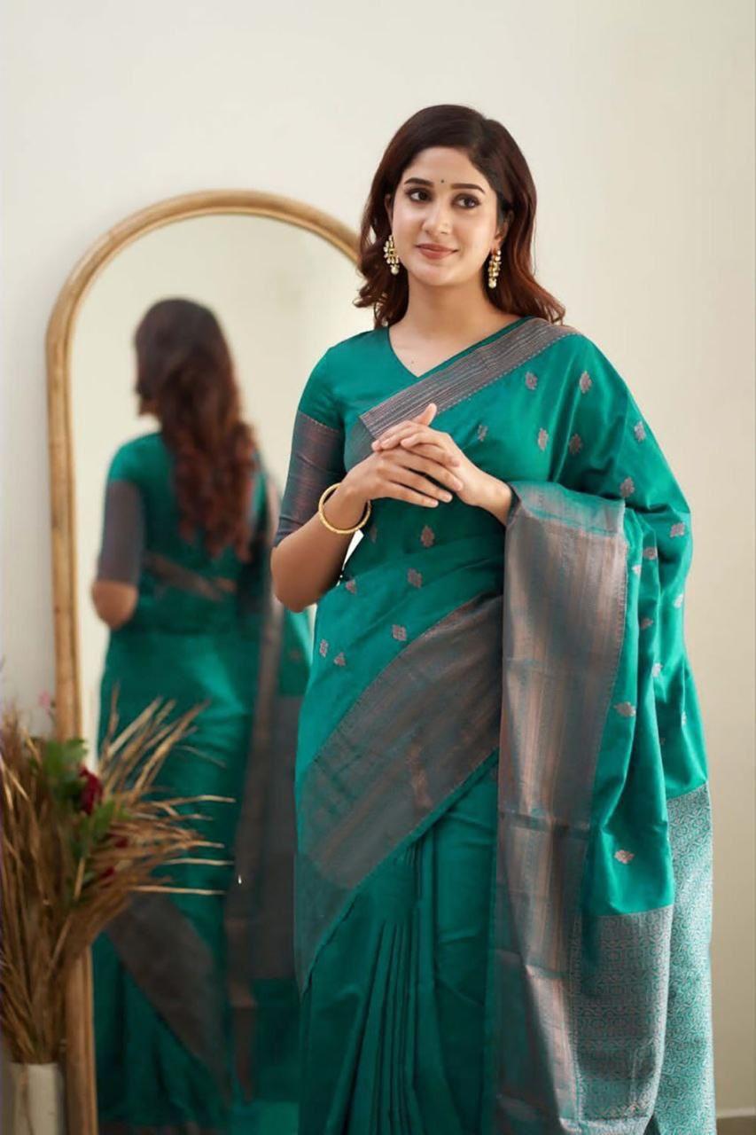 Lichi Silk Saree in Multiple Royal Shades.