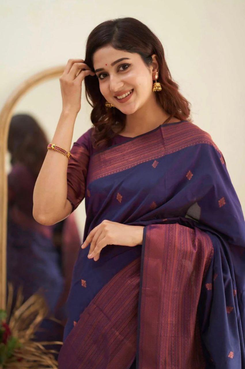 Lichi Silk Saree in Multiple Royal Shades.