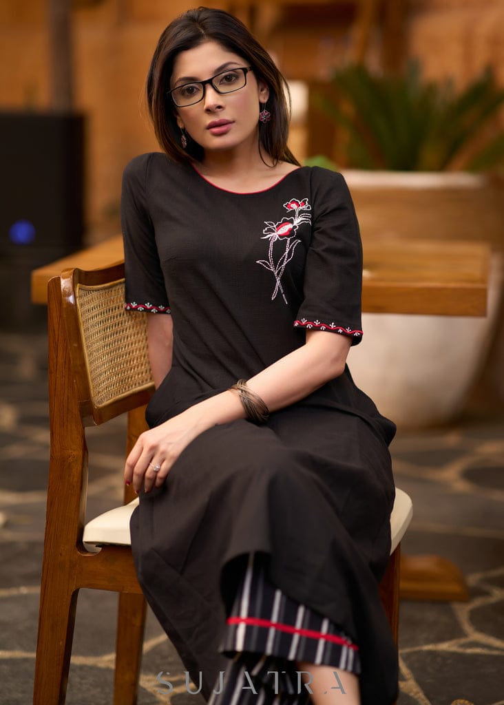Bold & Beautiful Black Kurti