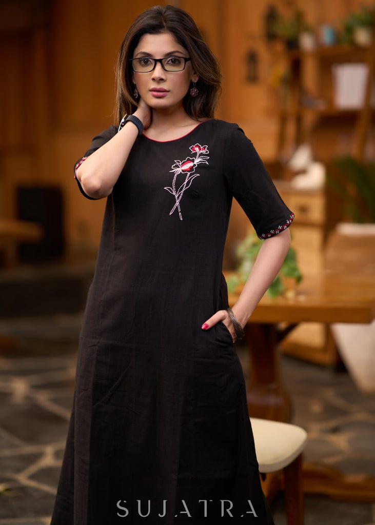 Bold & Beautiful Black Kurti