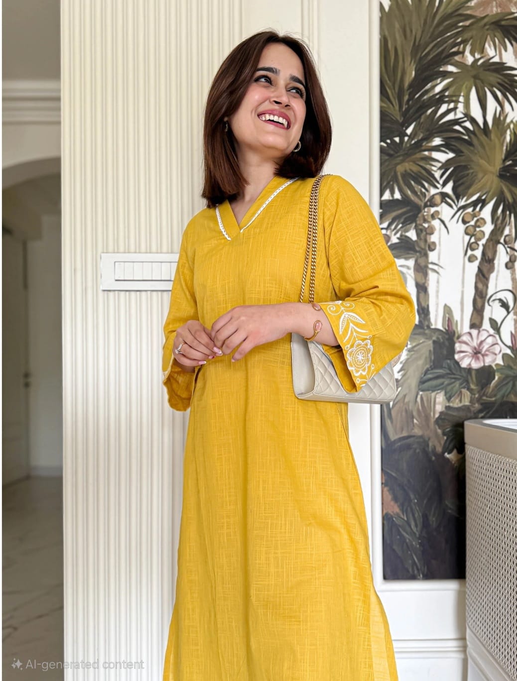 Elegant Sunshine Kurti Set