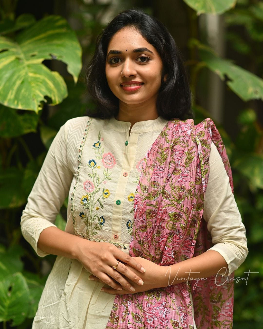 Graceful Light Green Cotton Kurta Set.