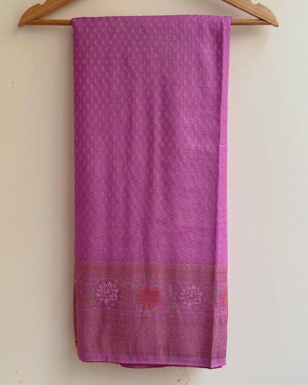Hand-Dyed Georgette Saree.