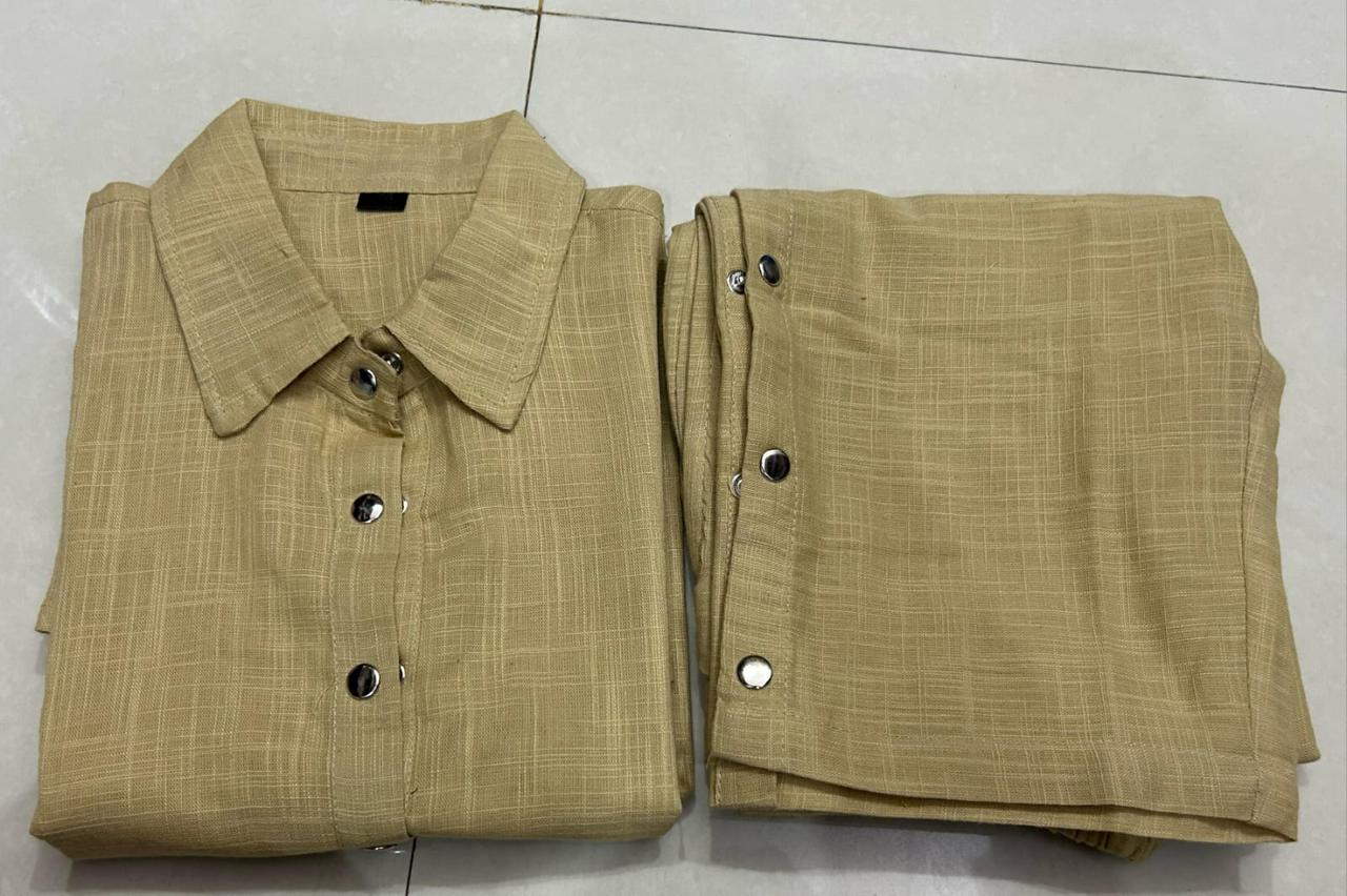 Cotton Slub Co-Ord Set