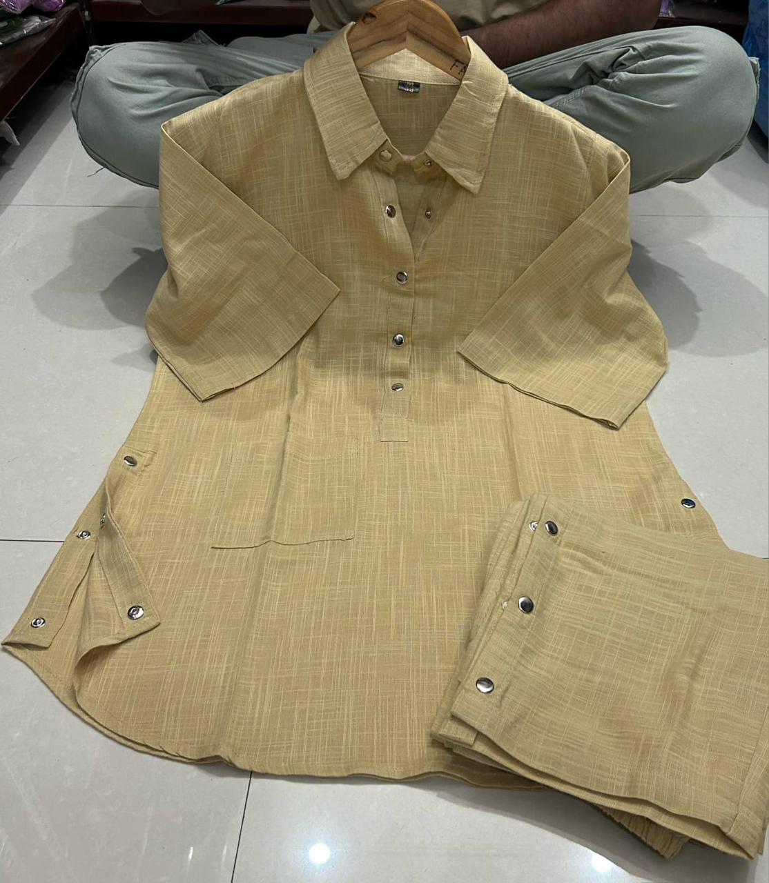 Cotton Slub Co-Ord Set