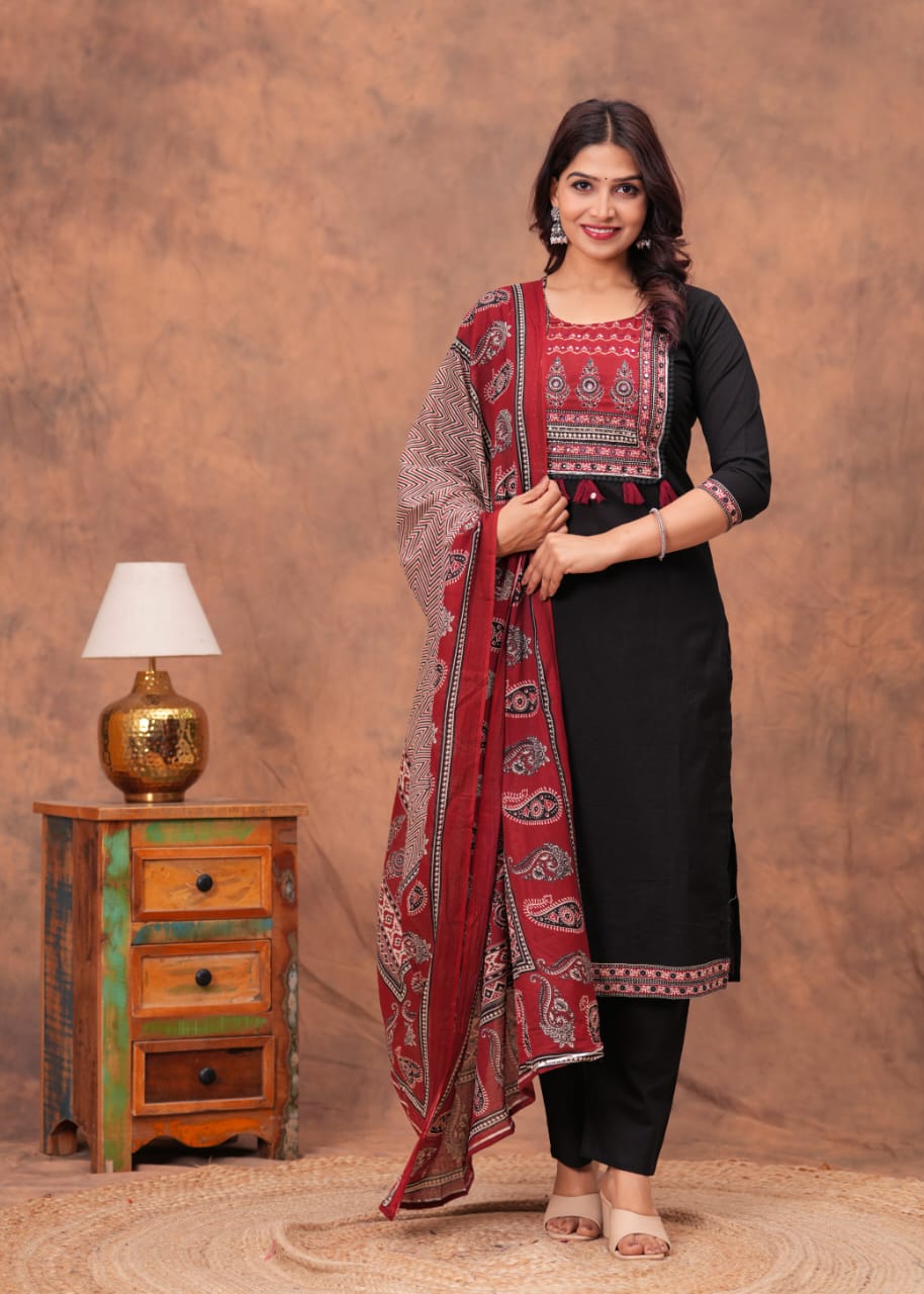 Ethnic Elegance with a Modern Touch.