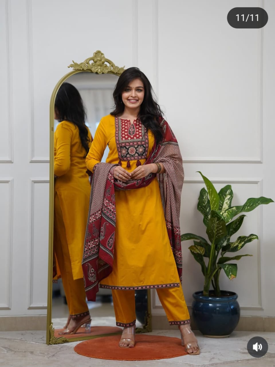 Ethnic Elegance with a Modern Touch.