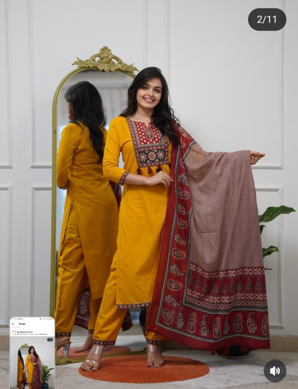 Ethnic Elegance with a Modern Touch.