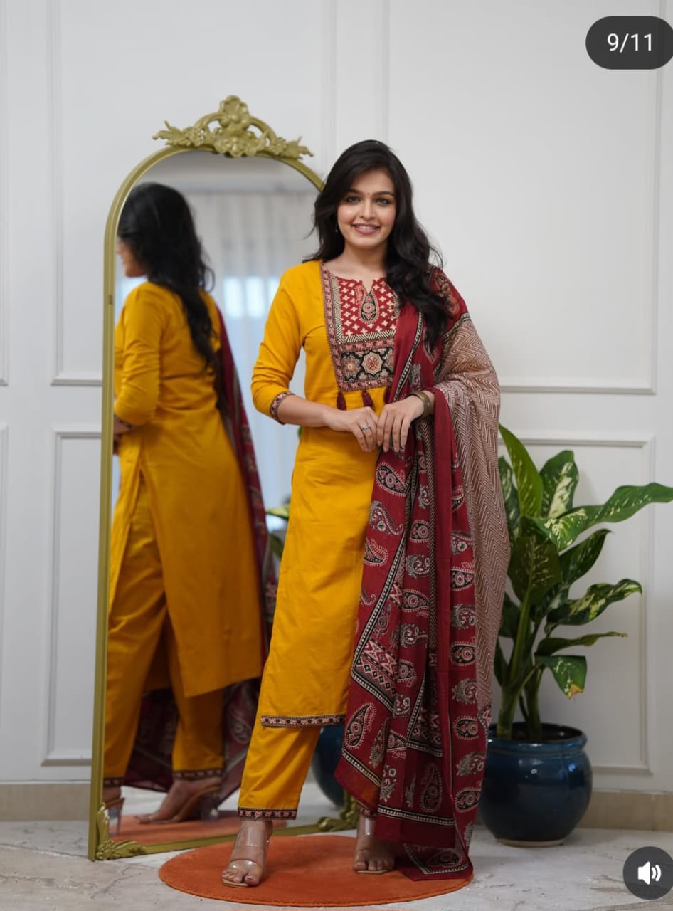 Ethnic Elegance with a Modern Touch.