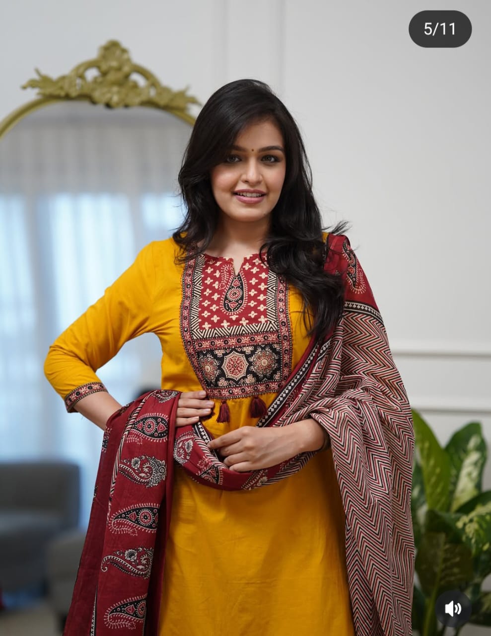 Ethnic Elegance with a Modern Touch.