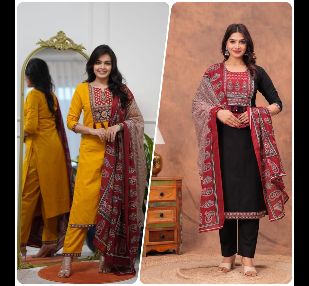 Ethnic Elegance with a Modern Touch.