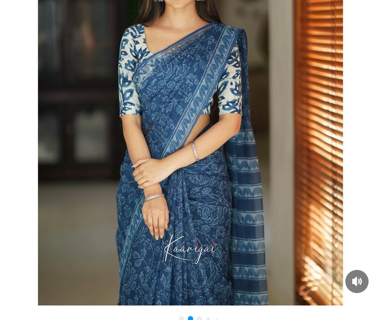 Elegant Kota Doriya Saree with Digital Print & Running Blouse.