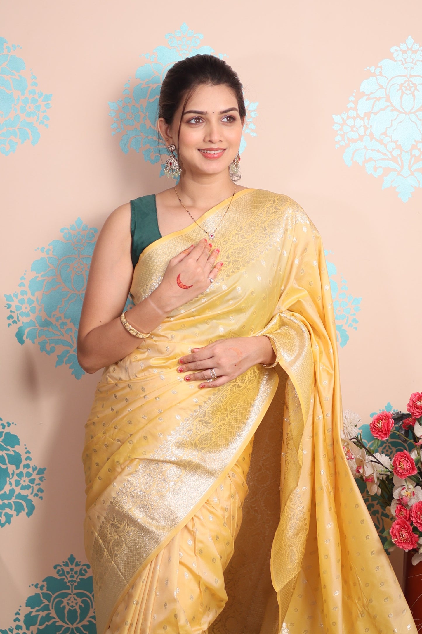 Banarasi Silk Saree Collection – with Golden Zari Work.