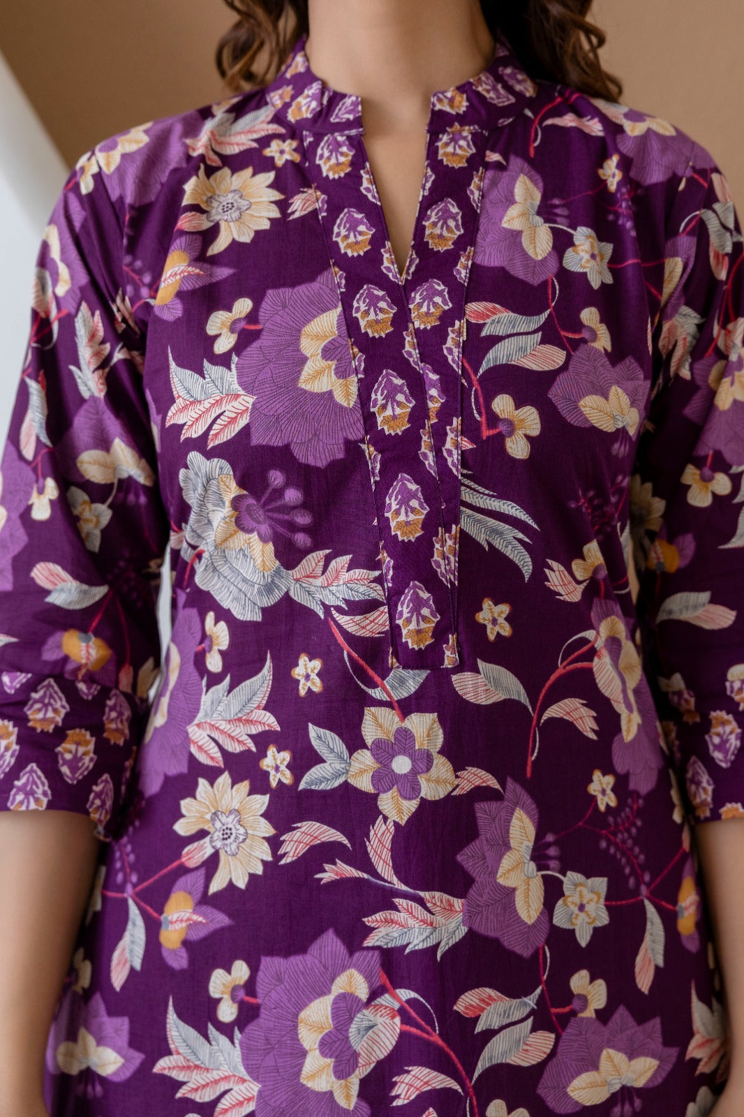 Exclusive Designer Jaipuri Printed Cotton Top-Bottom Set.