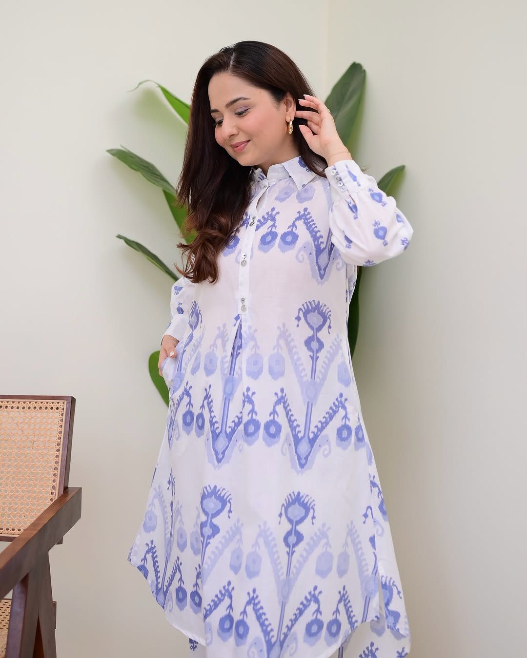 New Latest Beautiful Premium Cotton Co-Ord Set.