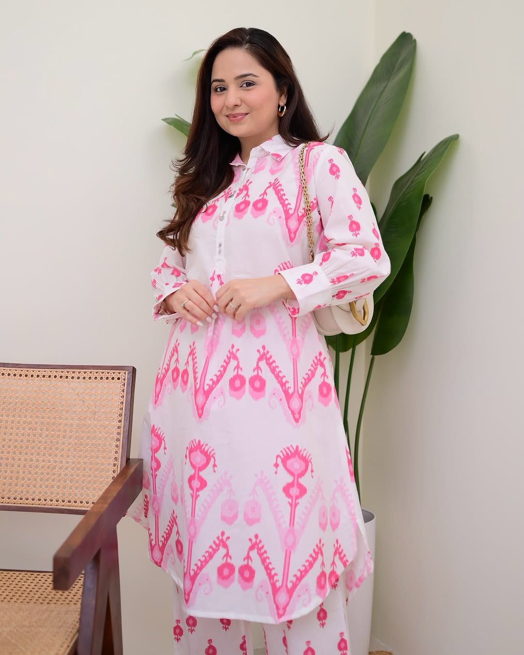 New Latest Beautiful Premium Cotton Co-Ord Set.