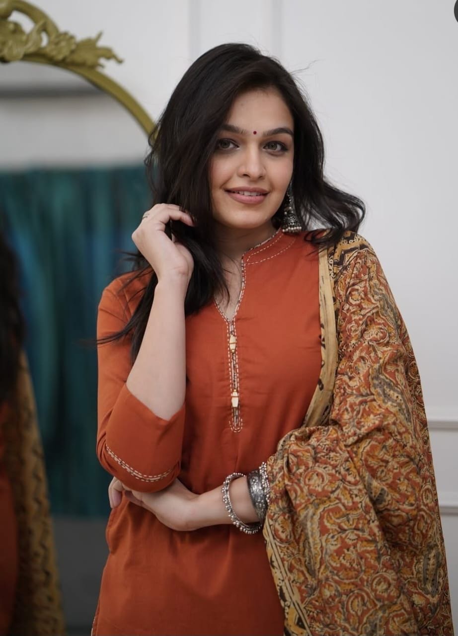 Premium Cotton Kurti, Pant Dupatta Sets.
