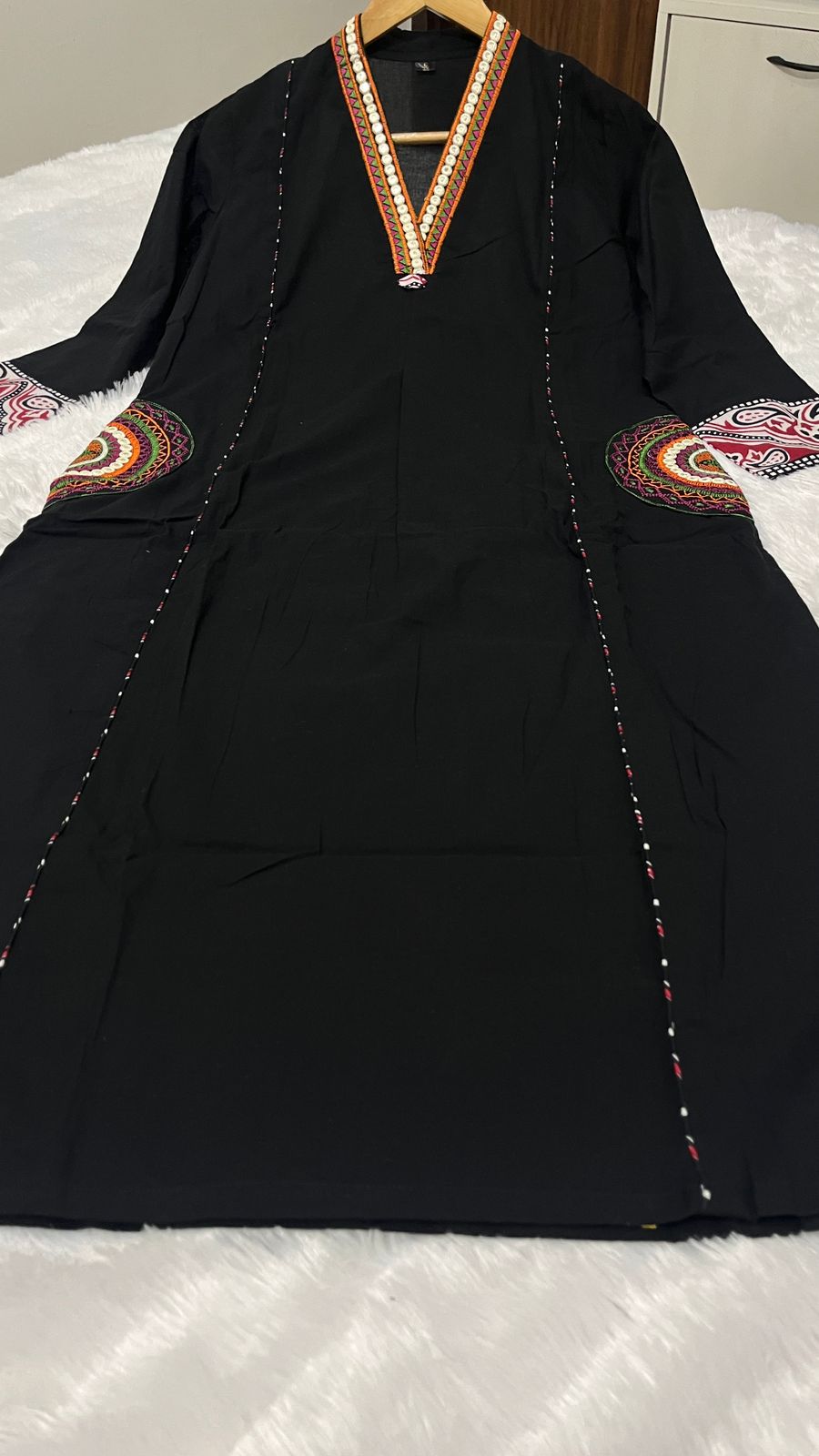 Effortless Elegance with Intricate Embroidery