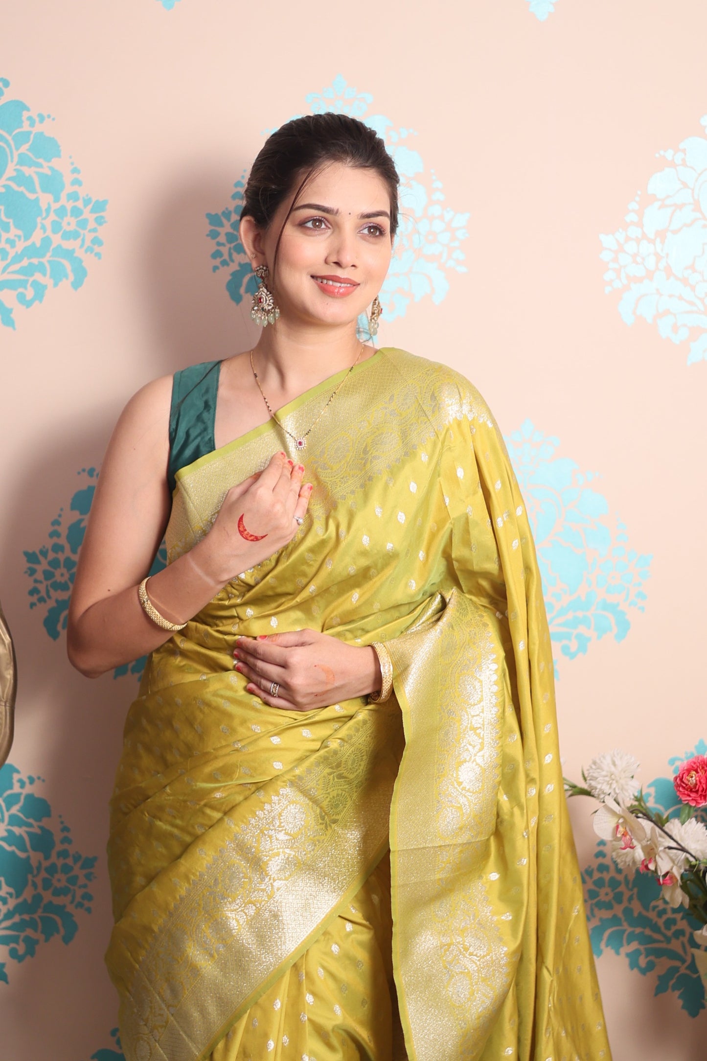 Banarasi Silk Saree Collection – with Golden Zari Work.