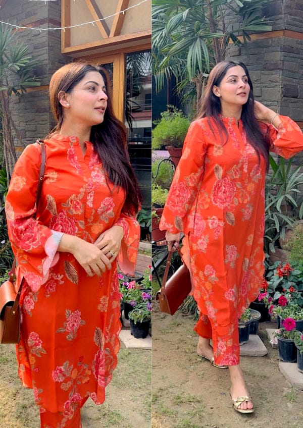 BEAUTIFUL MUSLIN CO-ORD SET – For Gorgeous Ladies