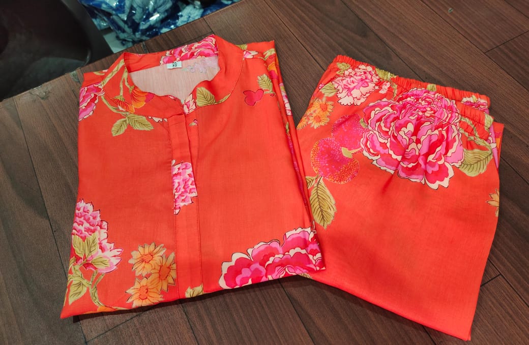 BEAUTIFUL MUSLIN CO-ORD SET – For Gorgeous Ladies