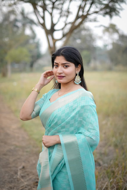 LAVENDER-PINK KALYANI SILK SAREE
