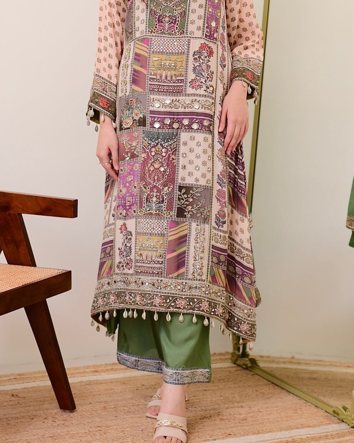 Timeless Grace in Patchwork Elegance
