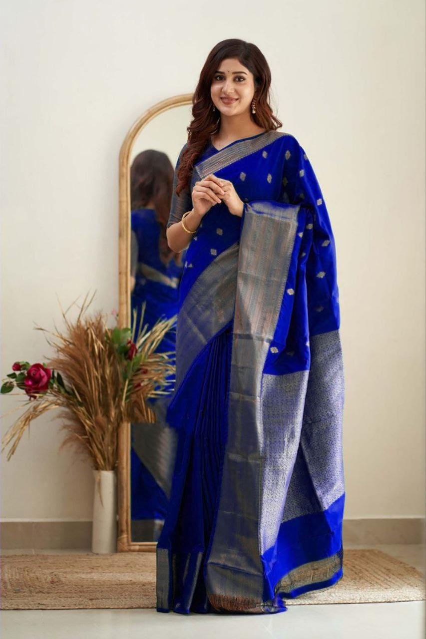 Lichi Silk Saree in Multiple Royal Shades.