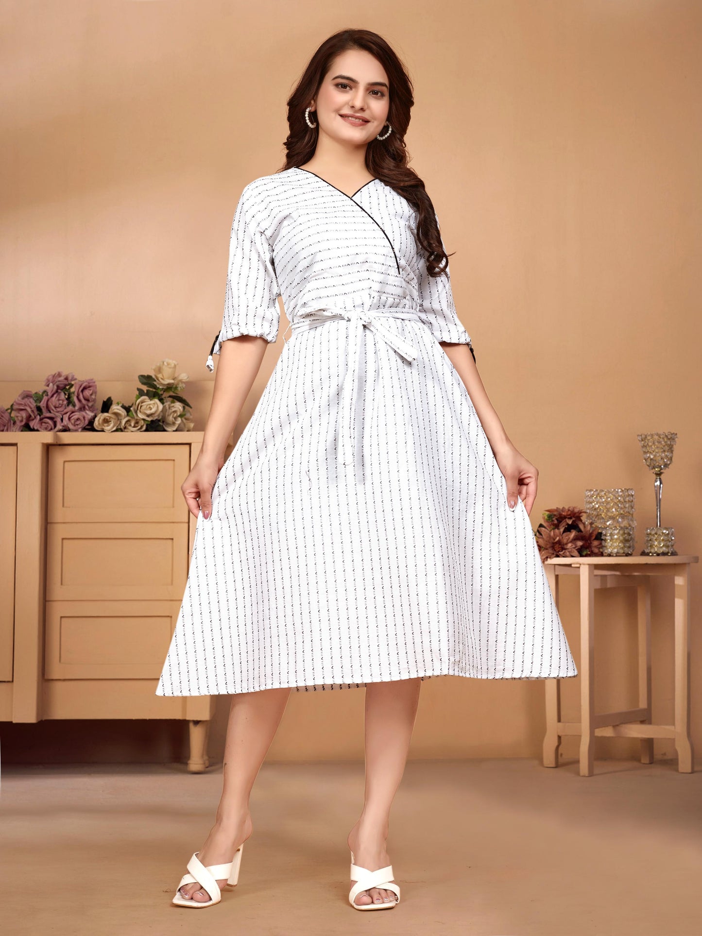 Pure Cotton Couple Combo Set - White & Black Variants.