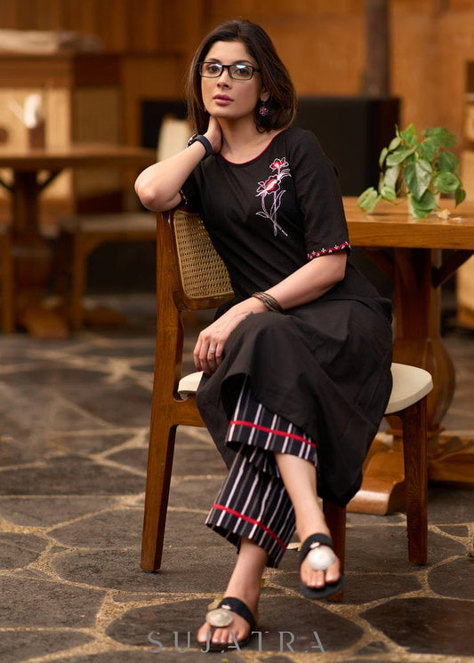 Bold & Beautiful Black Kurti